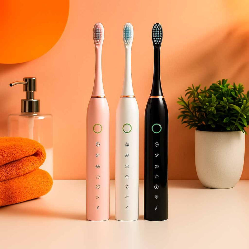 Escova de Dentes Elétrica – Limpeza Profunda com Tecnologia Sônica